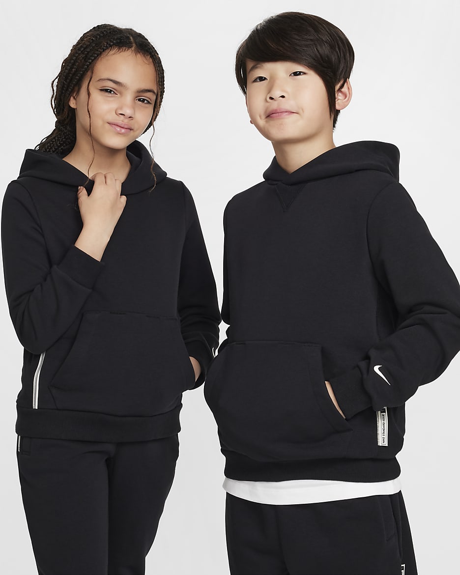 Nike Standard Issue Older Kids Dri FIT Fleece Basketball Hoodie